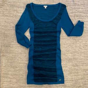Guess knit mini dress tunic teal sz M